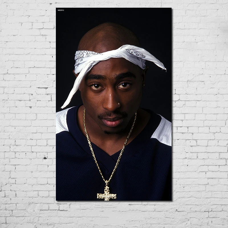 Постер COSY MOMENT tupac хип хоп музыка певица звезда 2PAC постер с HD печатью черно белый