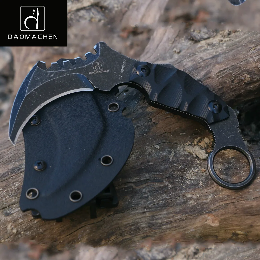 На Открытом Воздухе Тактический Karambit Выживание ножа кемпинга охота коготь ножи