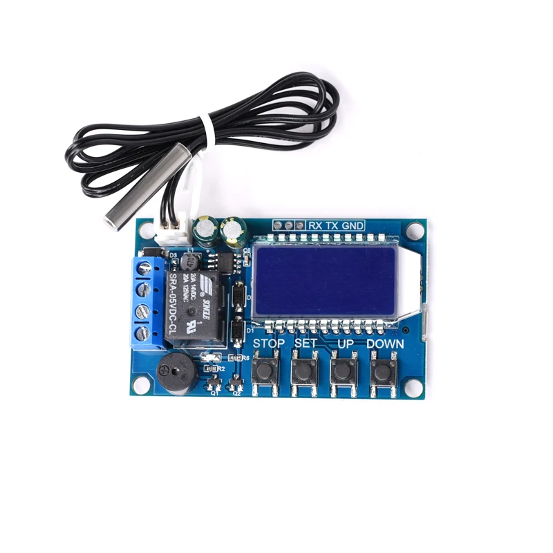 Цифровой переключатель контроля температуры 12 в модуль регулятора Регулируемый