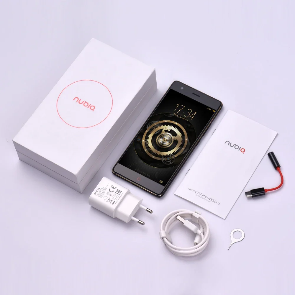 Global Nubia Z17 Lite 6 ГБ 64 Гб мобильный телефон 5 дюймов Безель без отпечатков пальцев 16MP