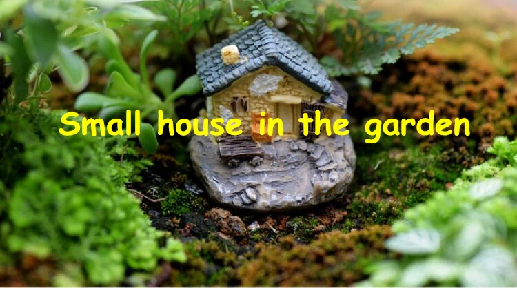 8 видов стилей Mini Stone house украшения для миниатюрных садов игрушки zakka небольшой