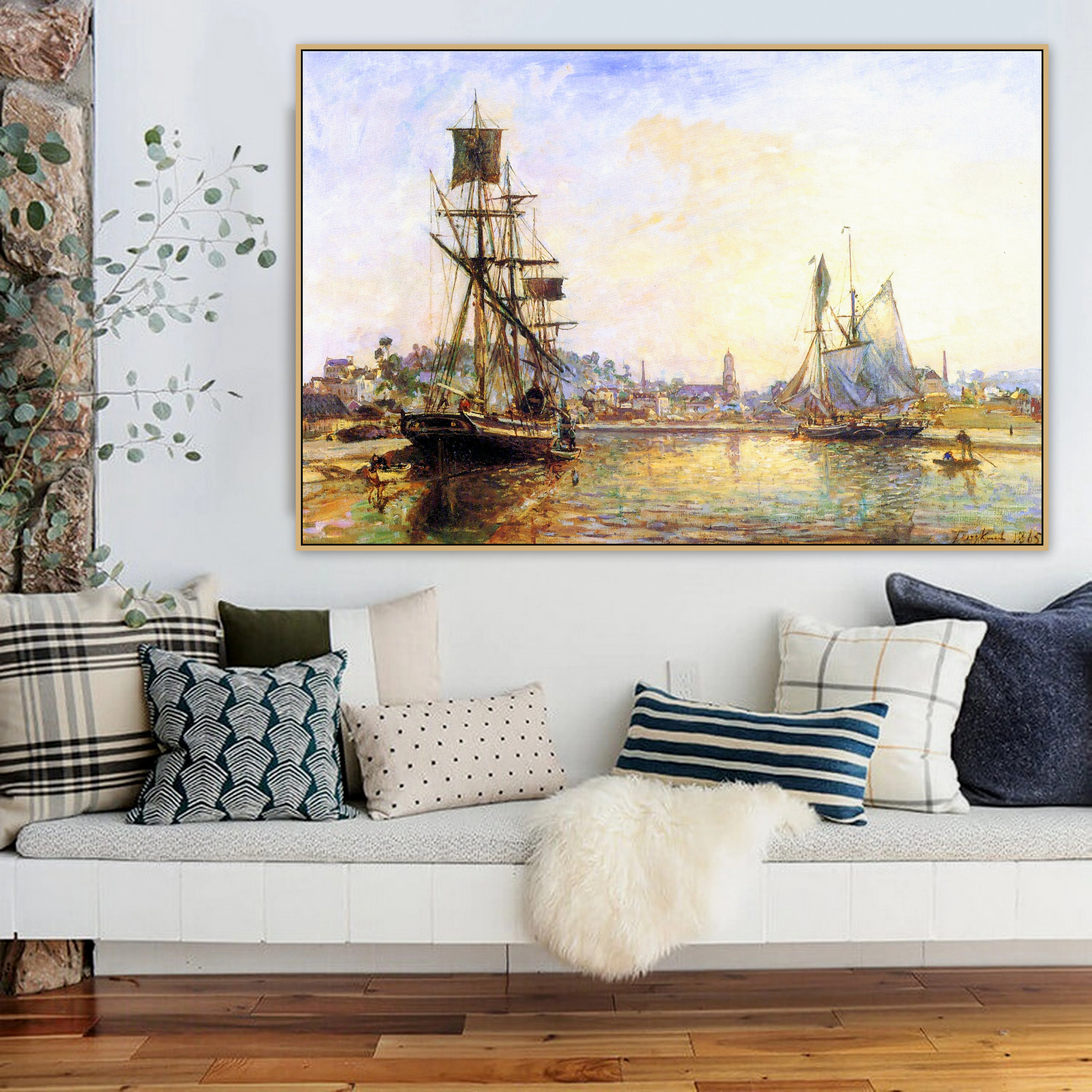 Monet The honflower Port2 известный старинный Импрессионистский художник Клода Моне