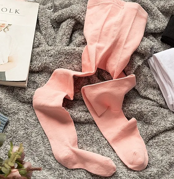 Детские весенне осенние хлопковые колготки для маленьких девочек вязаные