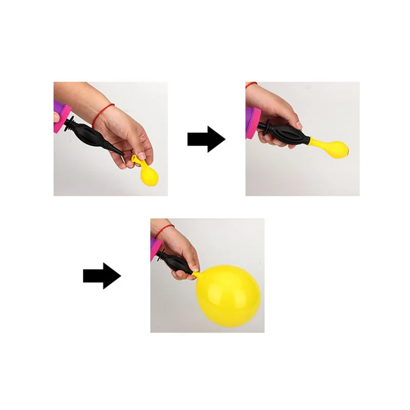 Hand Balloon Air Pump Plastic Manual Inflating Latex Foil Accessories Birthday Party Festival Celebration Tools | Дом и сад