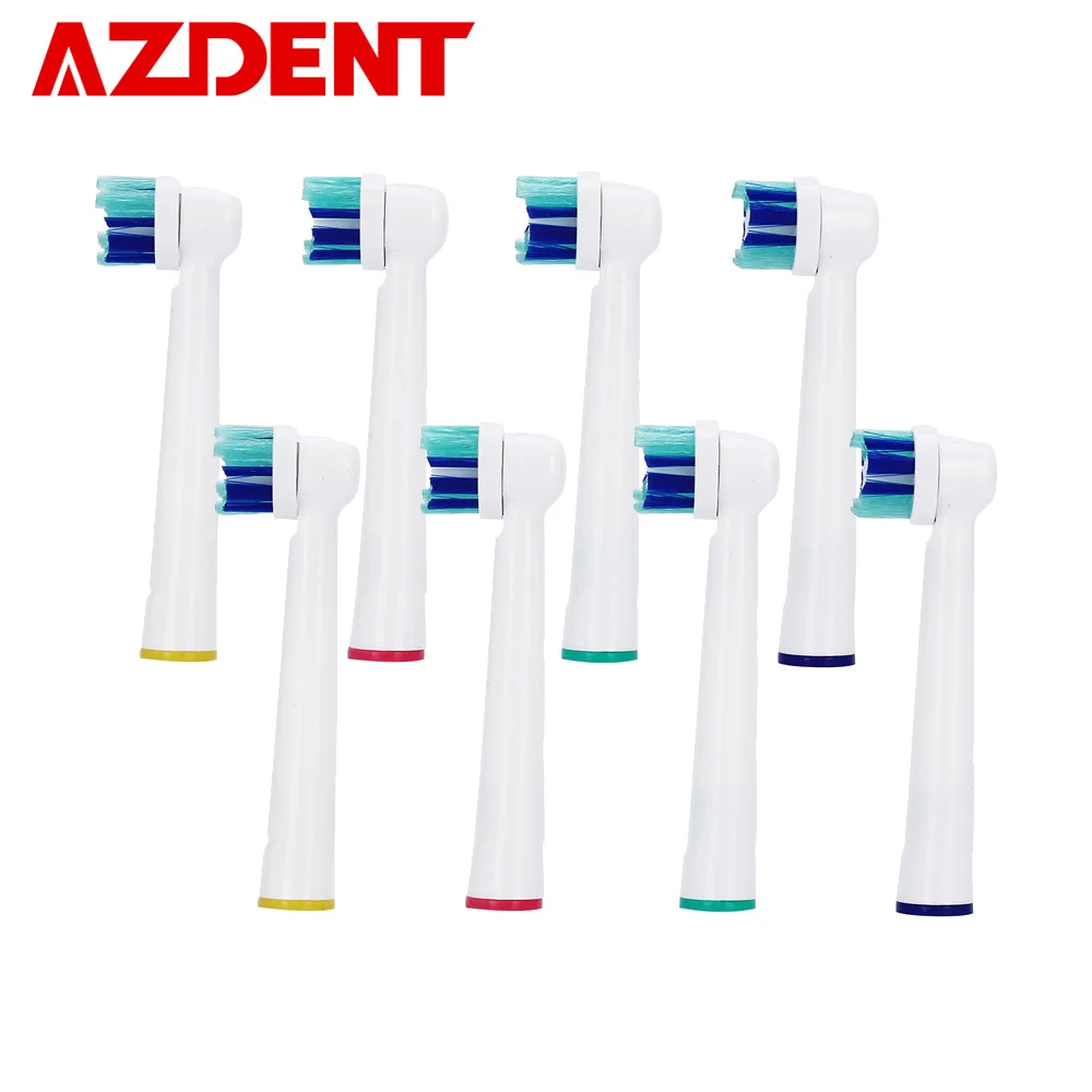 Головки зубной щетки AZDENT для электрической 8 шт./лот|replacement toothbrush heads|toothbrush