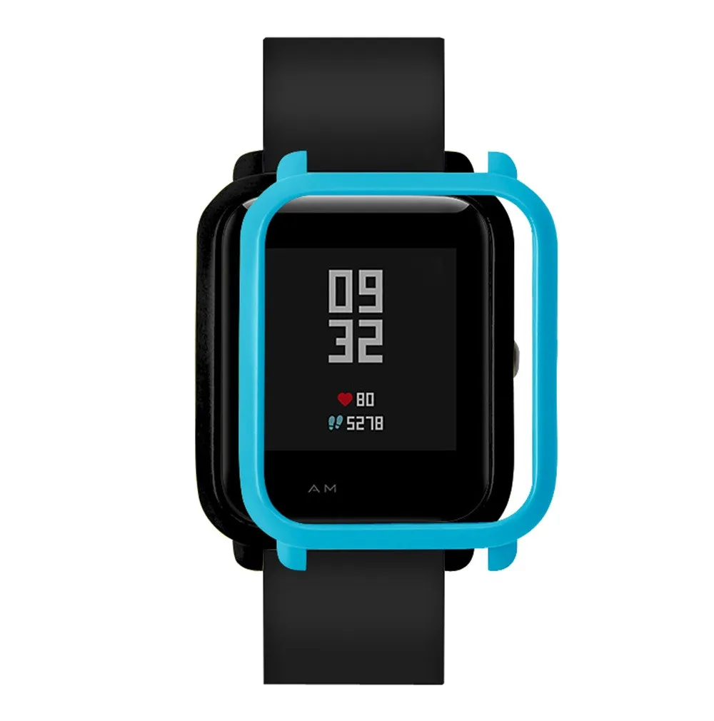 Цветной чехол из поликарбоната защитный для Xiaomi Huami Amazfit Bip Youth Watch защита экрана