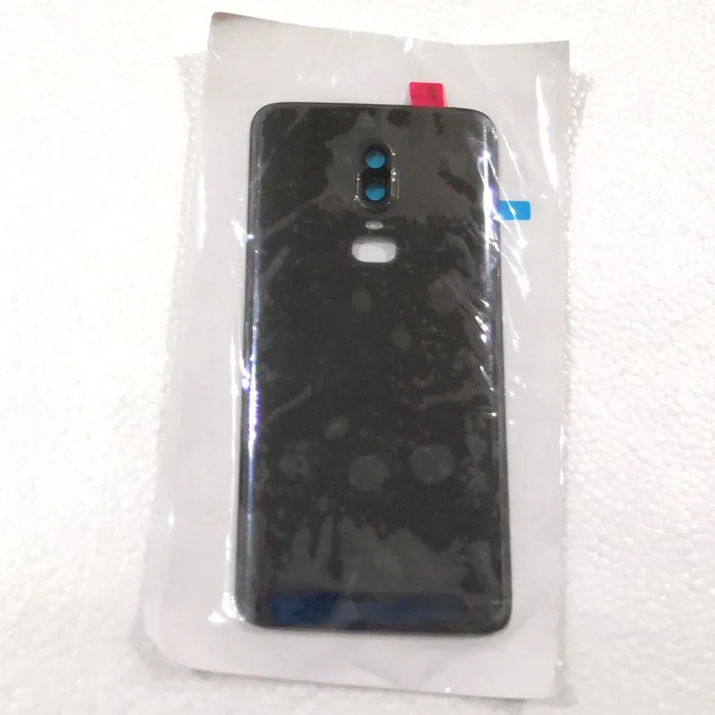 Для oneplus 6 крышка батареи задняя Задняя Дверь Корпус для oneplus 6 Задняя рама Сменное стекло запасные части с объективом камеры