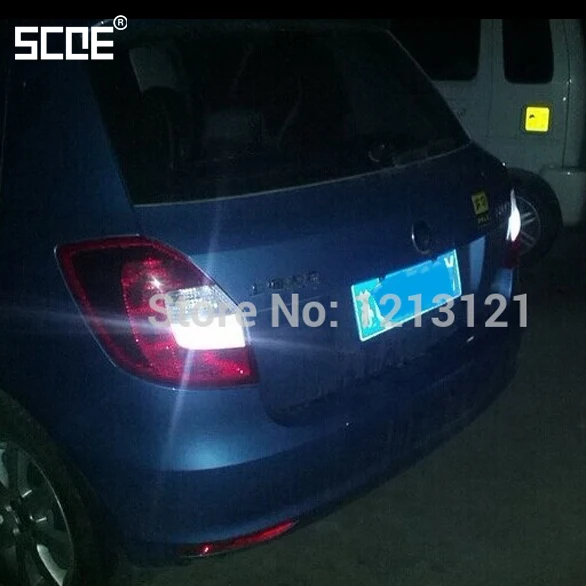 Автомобильный Стайлинг SCOE 22SMD светодиодный фонарь заднего хода для парковки Skoda