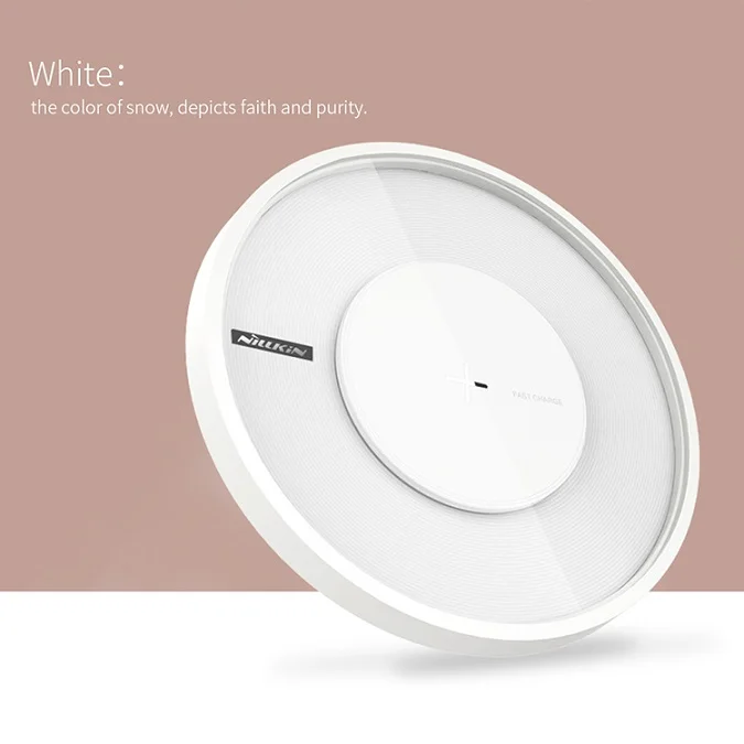 Charger White NILLKIN быстрое зарядное устройство для Samsung S8 S8 плюс QI быстро Беспроводной зарядного устройства для Galaxy S7/S7Edge/Note 5 /Note 8 Беспроводное зарядное устройство - Тип штекера: Charger White