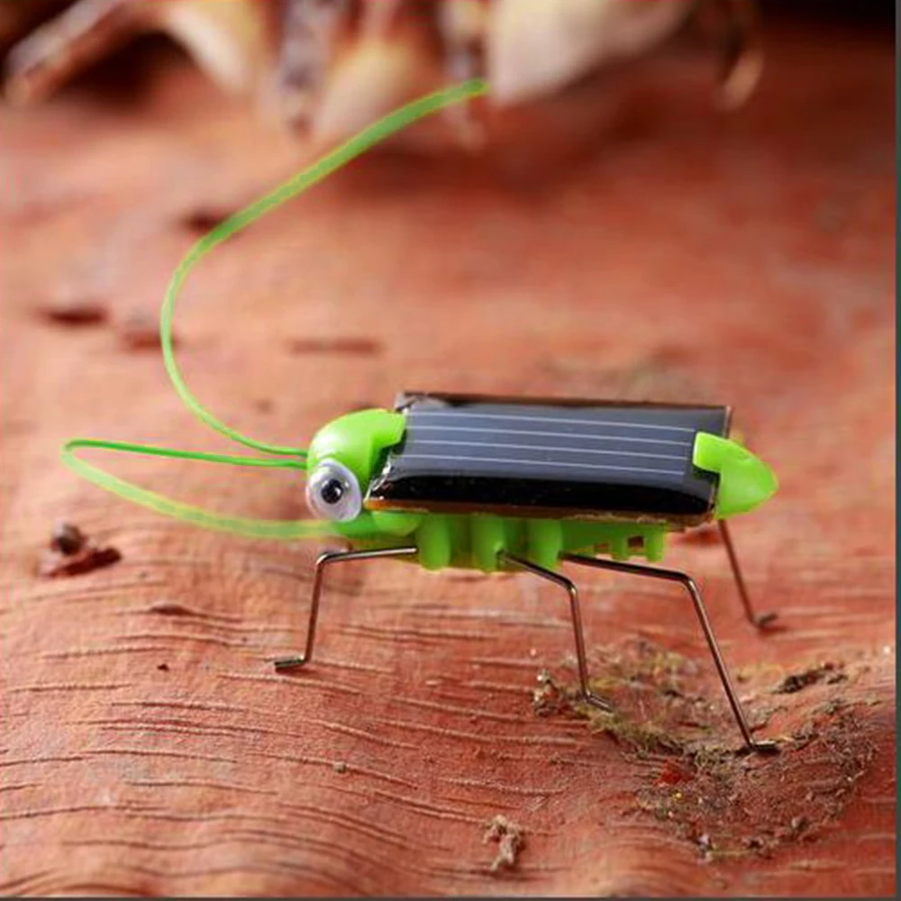 Solared Powered моделирование Grasshopper Солнечная развивающая игрушка для детей|Юный