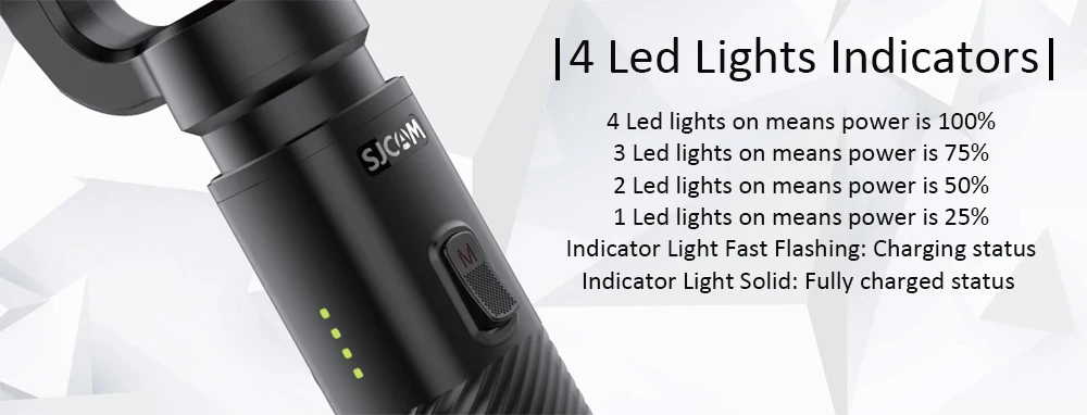 SJCAM ручной карданный 2 3 оси стабилизатор Bluetooth Тип управления C SJ-GIMBAL 2 для SJ6/SJ7/SJ8 Pro/Plus/Air SJ камеры