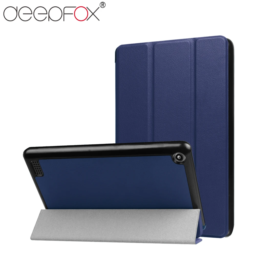 DeepFox защитный чехол для 2017 Kindle Fire 7 &quotпланшет с Alexa 7&quot дисплеем планшет PU кожаный |