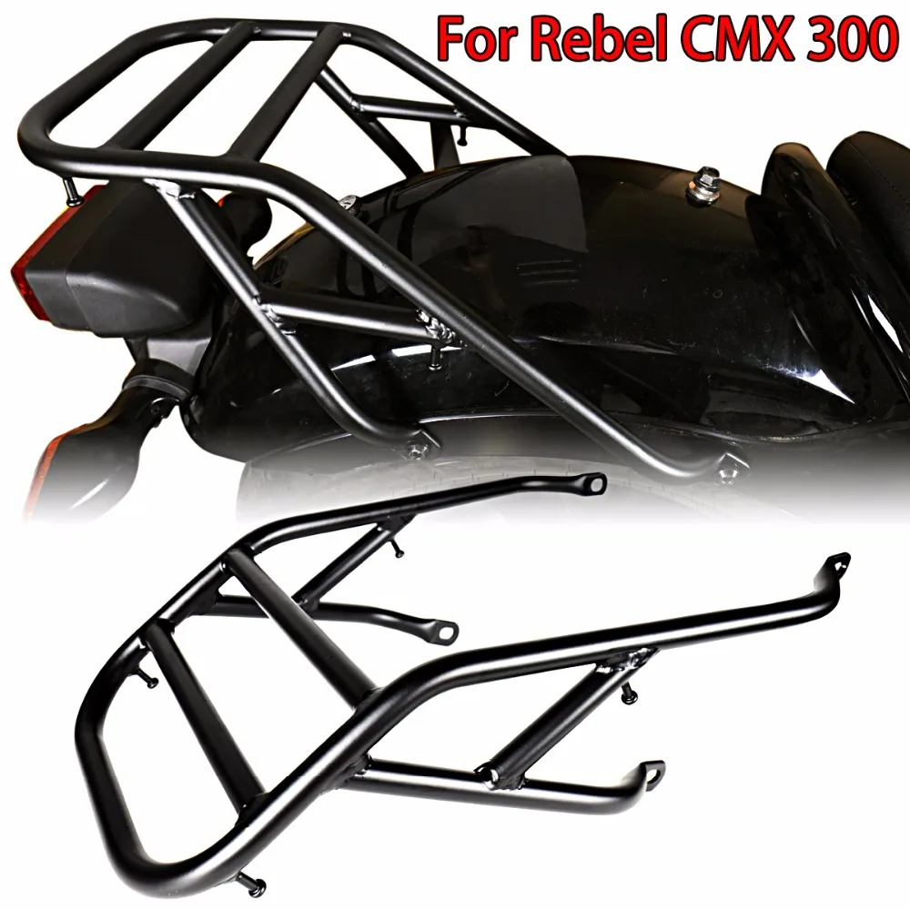 Черный багажник на заднее крыло для моделей Honda 2017-2018 Rebel CMX 300 500 | Автомобили и