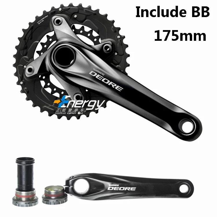 SHIMANO DEORE FC-M617 Кривошип горного велосипеда набор из алюминиевого сплава Звездочка
