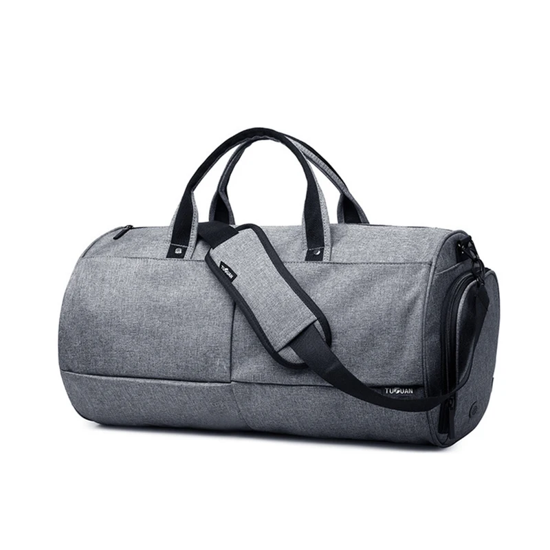 Большая портативная Мужская спортивная сумка, водонепроницаемая уличная сумка для поезда, раздельное пространство для обуви, скрытый рюкз... от AliExpress RU&CIS NEW