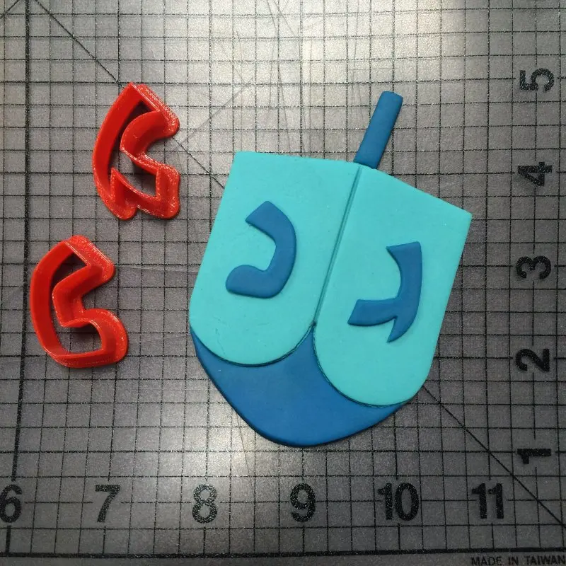 Dreidel резак для печенья набор инструментов украшения торта на заказ 3D печатная