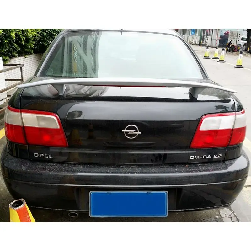 

Задний спойлер для OPEL Omega 1996-2011, задний спойлер для ботинок в багажнике, грунтовка из АБС-пластика серого цвета, задний спойлер со светодиодс...