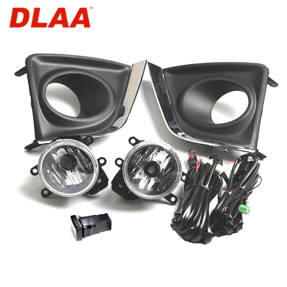 Для Toyota Corolla E160/E170 2014 2016 Комплект противотуманных фар с проводкой и кнопкой DLAA