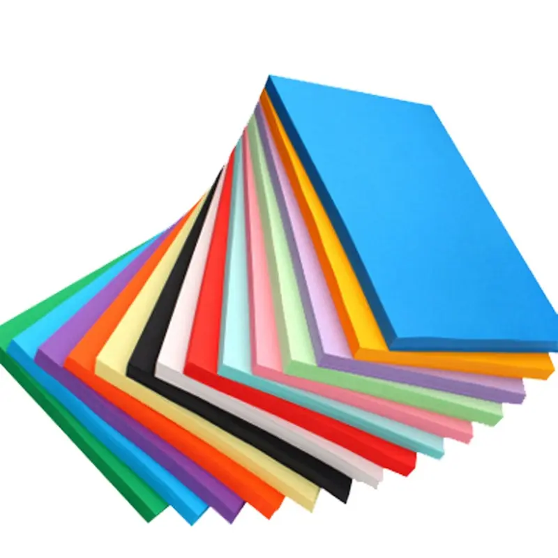 

100 sheets Colorful Copy Paper Hand-off Drawing Paper 70G A4 Print Copy Paper Office Supplies Colored Paper