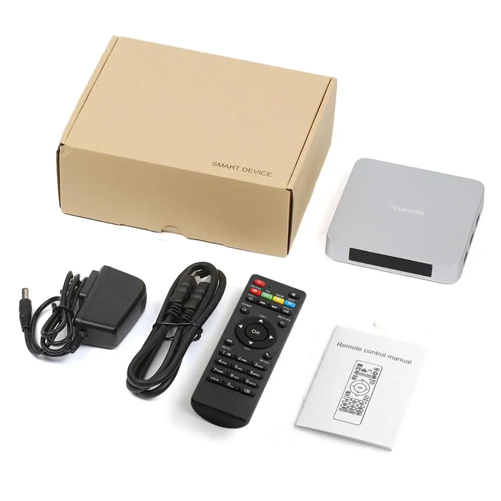 Leelbox AI One tv Box android 9 0 загрузка приложений H6 4 ГБ DDR3 32 Гб EMMC 2 ГГц 5 wifi BT4.0 поддержка 4K H.265