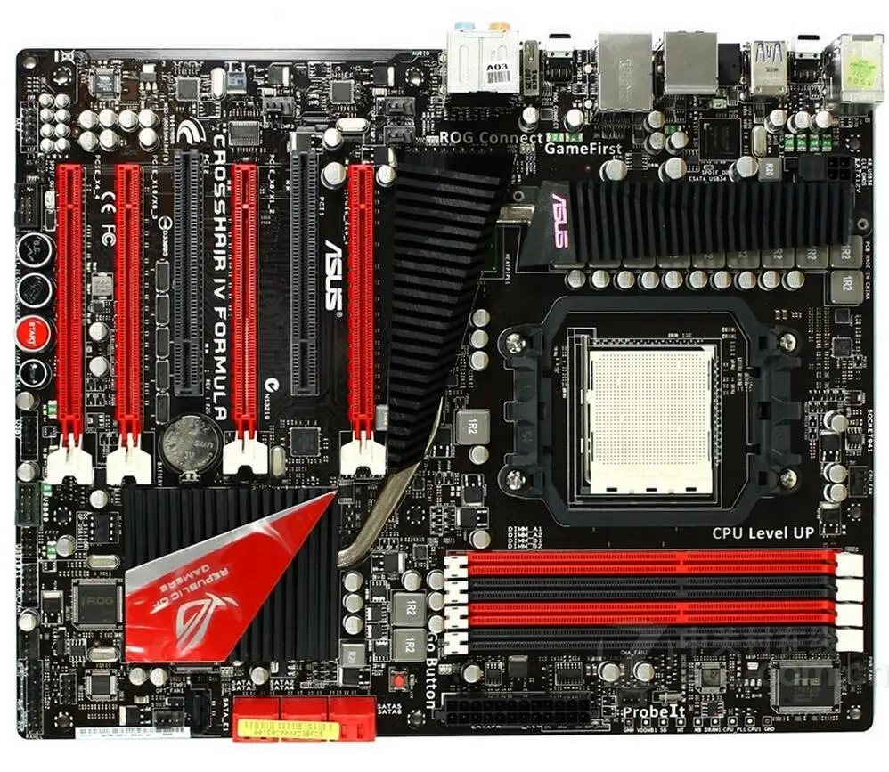 Разъем AM3 для ASUS Crosshair IV оригинальная б/у настольная плата AMD 890FX DDR3 USB2.0 SATA2 |
