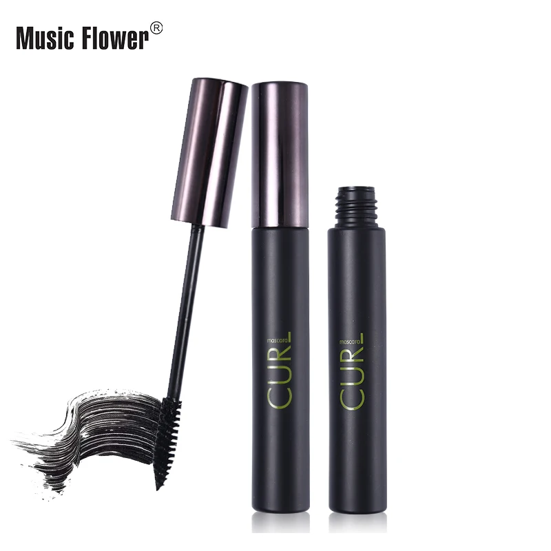 Music Flower черный набор туши для ресниц устойчивый к пятнам Экстра щипцы для завивки волос Идеальный воды-доказательство Стойкая подводка для глаз Косметика