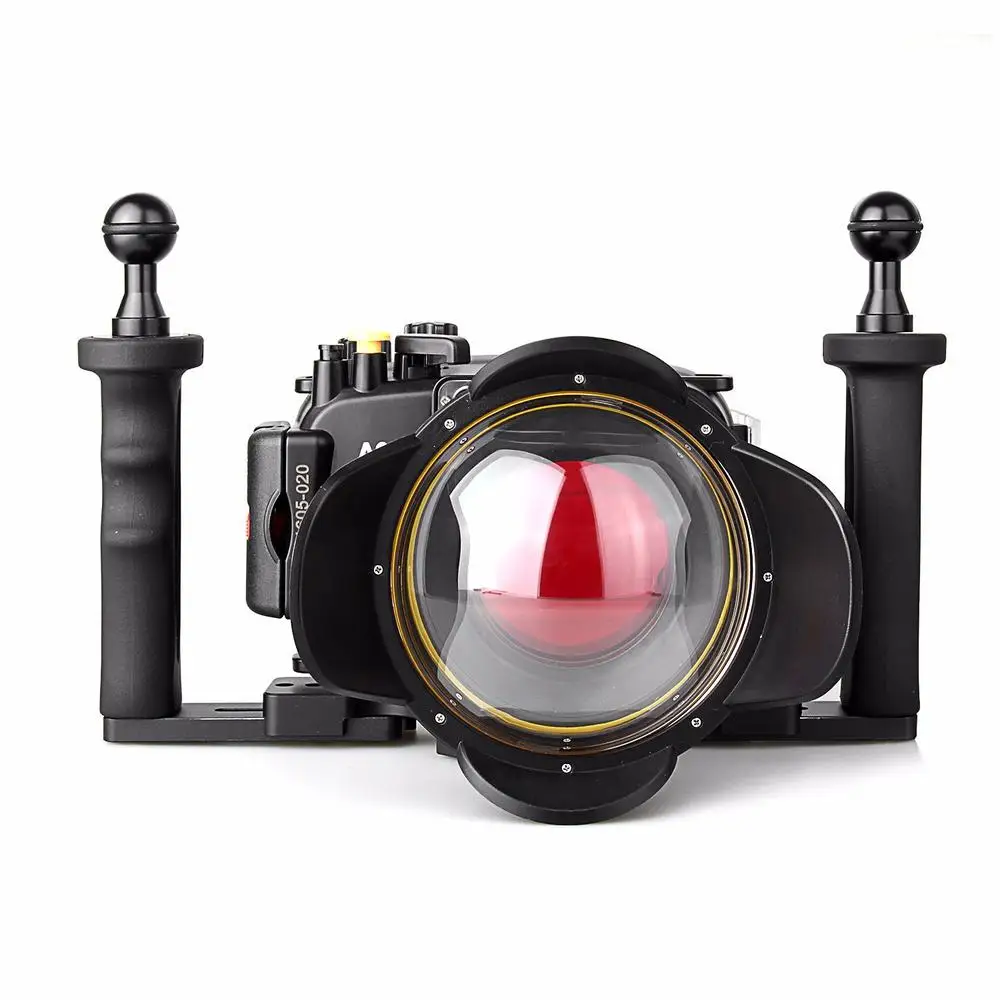Водонепроницаемый чехол Meikon 40 м/130 футов для подводной камеры объектива Sony A6300 16 50