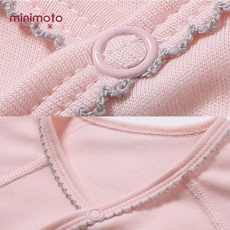 Minimoto Newborn Baby Boys Girls Top Tee Toddler Kids Clothes Cotton Long Sleeve T-shirts Tops Outfit Blouse Pocket tshirt 0-6M |