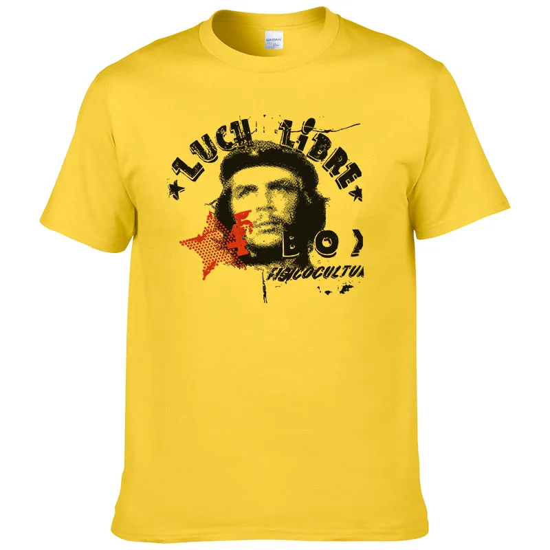 Мужская хлопковая футболка с принтом Che Guevara стильные дизайнерские топы