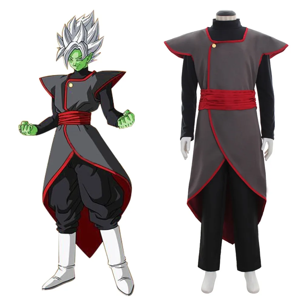 Новинка драконий жемчуг супер Сон Гоку черный сплав Zamasu Kai костюмы для косплея