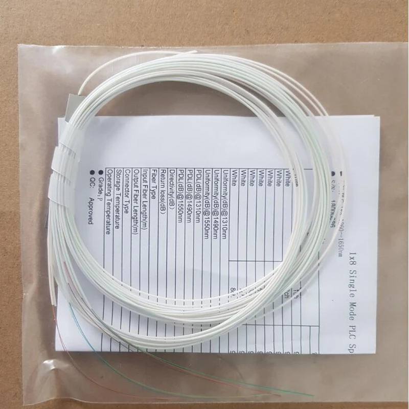 Высококачественный Сплиттер Plc 1x8 без разъема G657A1 10 шт.|Детали устройств связи| |