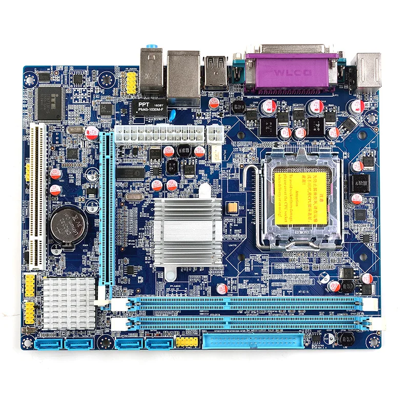 Материнская плата P45 Gigabit Ethernet с высокой совместимостью новая материнская 775 (без