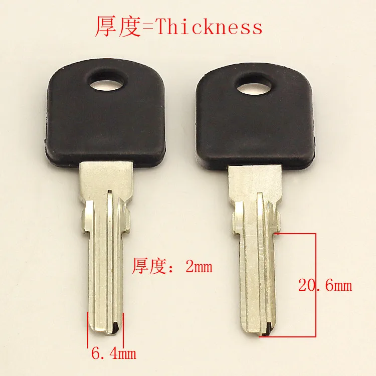 

B207 Glue Wire Embryo Left Blank Key 20 Pieces/Lot