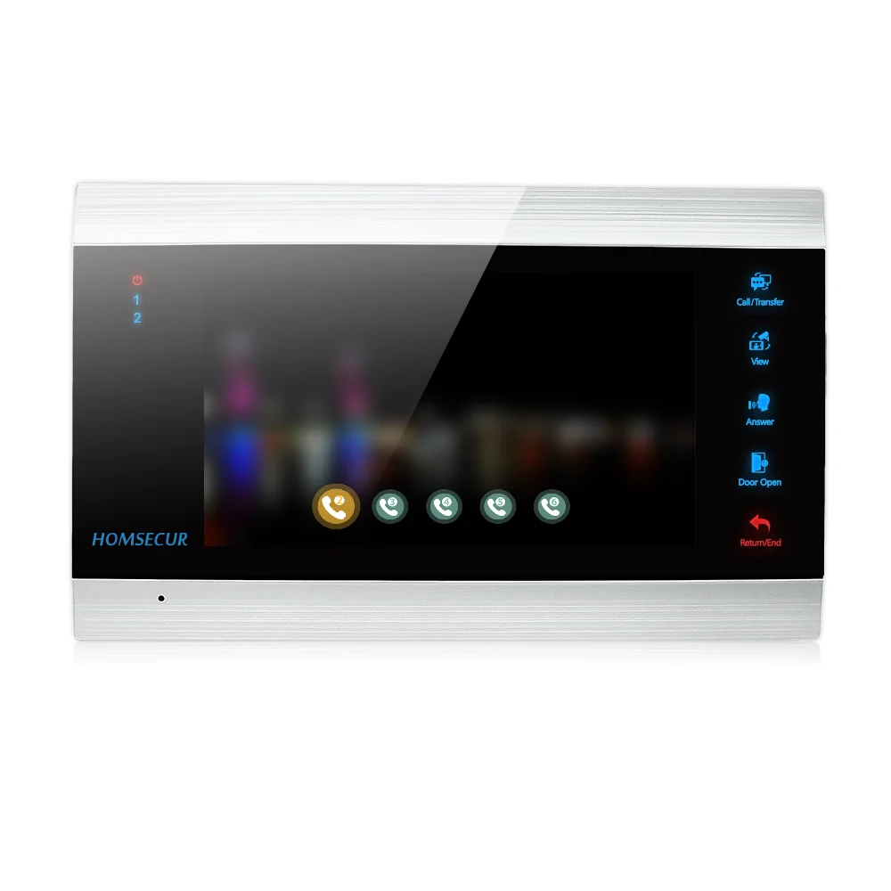 HOMSECUR 960P AHD1.3MP 7 &quotпроводной видеодомофон с камерой со сканером отпечатков пальцев