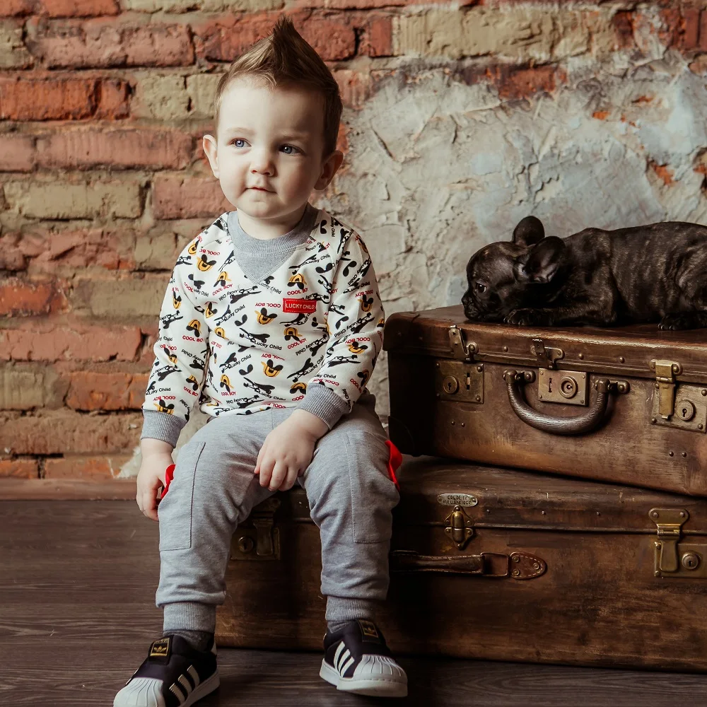 Кофта Lucky Child арт. 44 12pf (Крутой парень) [сделано в России доставка от 2 х