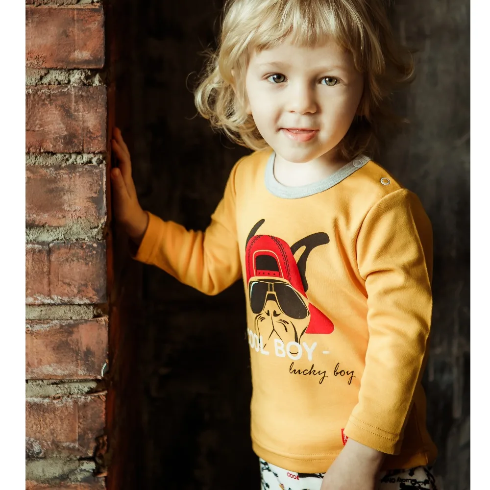 Кофта Lucky Child арт. 44 13 (Крутой парень) [сделано в России доставка от 2 х