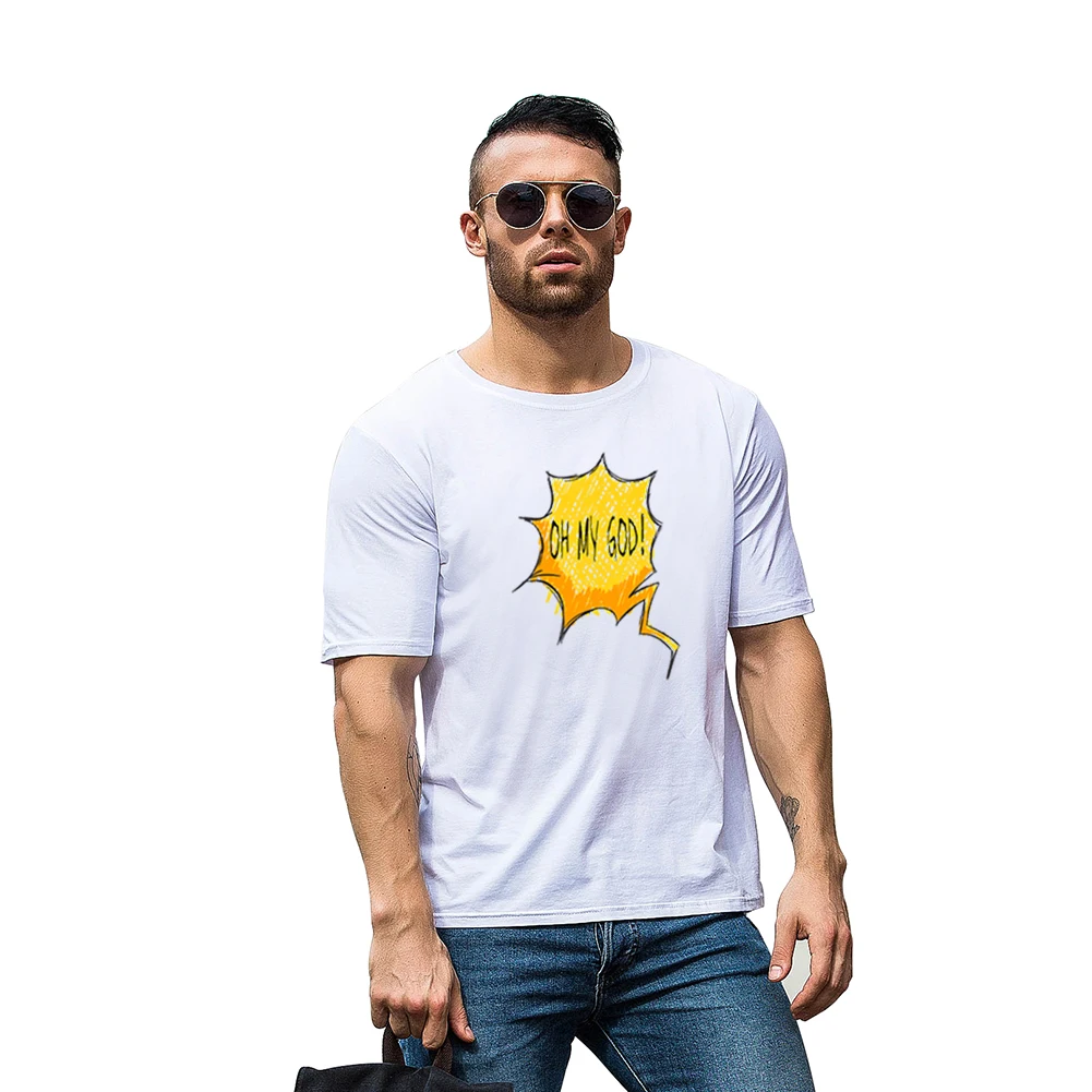 Для мужчин милые боже мой летние шорты футболка с длинным рукавом Пара