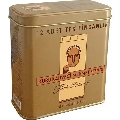 Турецкий кофе Kurukahveci Mehmet Efendi-подарочная коробка-Лот молотый кофе