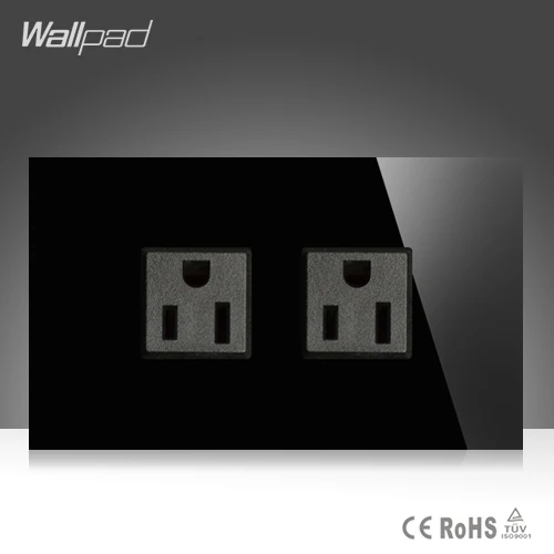 Роскошные адррес wallpad 120 мм * 72 10A США Thiland Бразилии Стандартный черного