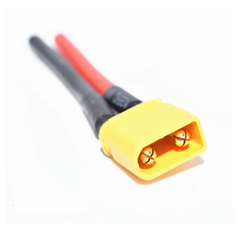 2 PCs XT30 Connector Male Plug with 6cm 16AWG Cable for Soldering ESC Lipo Battery For RC Models Spare Parts Accessories | Игрушки и