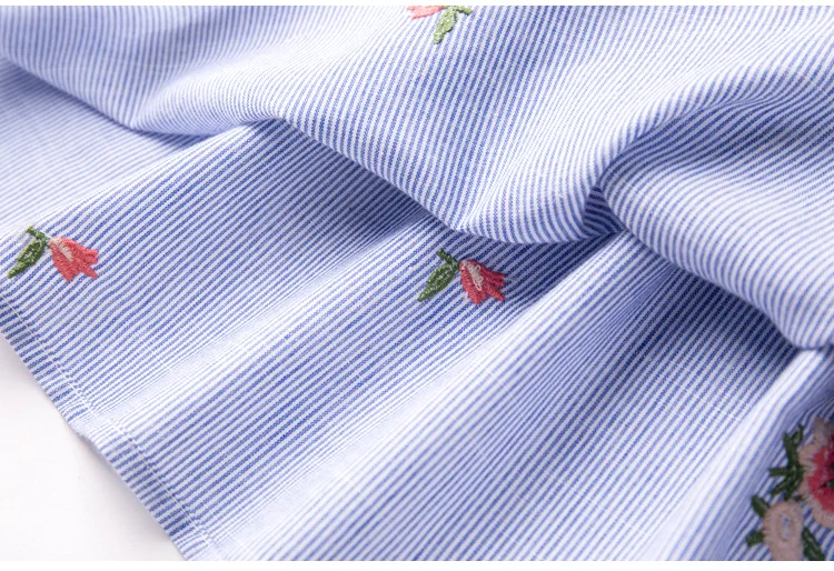 QAZIQILAND Baby Girls Dress 2018 Brand Spring Long-Sleeve Princess Striped Girl Clothe Children Dresses Clothes | Детская одежда и