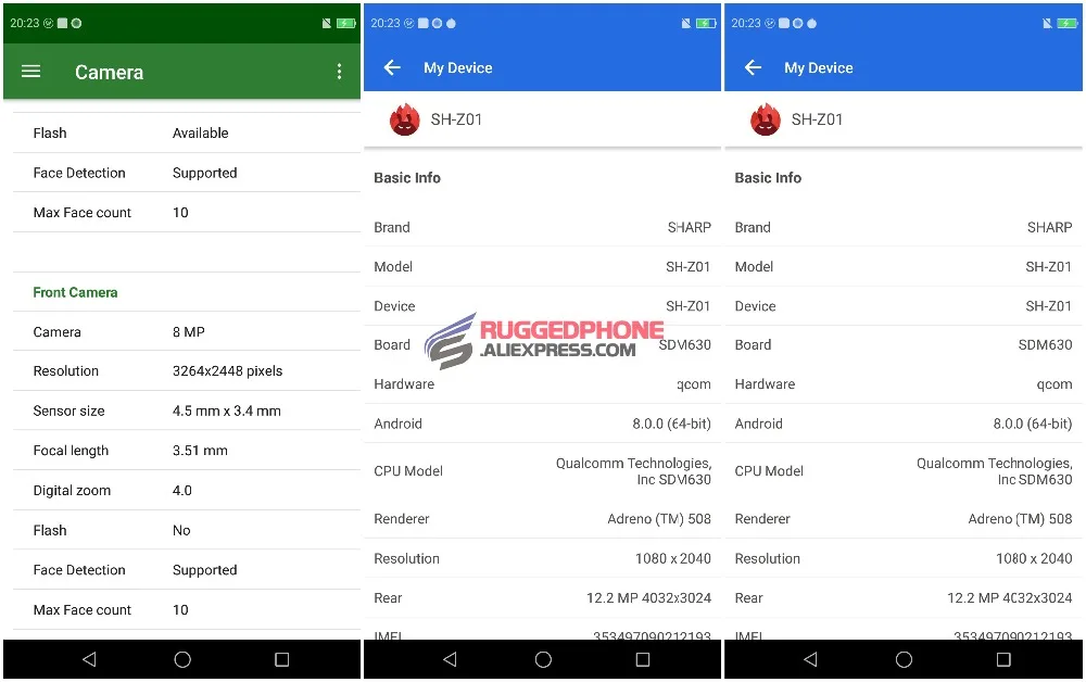 Смартфон SHARP AQUOS S2 C10 5,5 дюймов FHD+ SDM630 восьмиядерный 2,2 ггц 4 гб озу 64 гб пзу 2700 мач 4G FDD_LTE