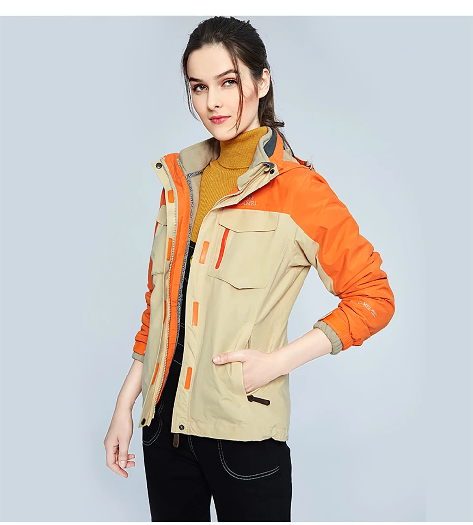CAMEL, новинка, весна-осень, мужская, Женская ветровка, походные куртки, для улицы, для кемпинга, походов, альпинизма, пальто для водонепроницаемого, Windproo