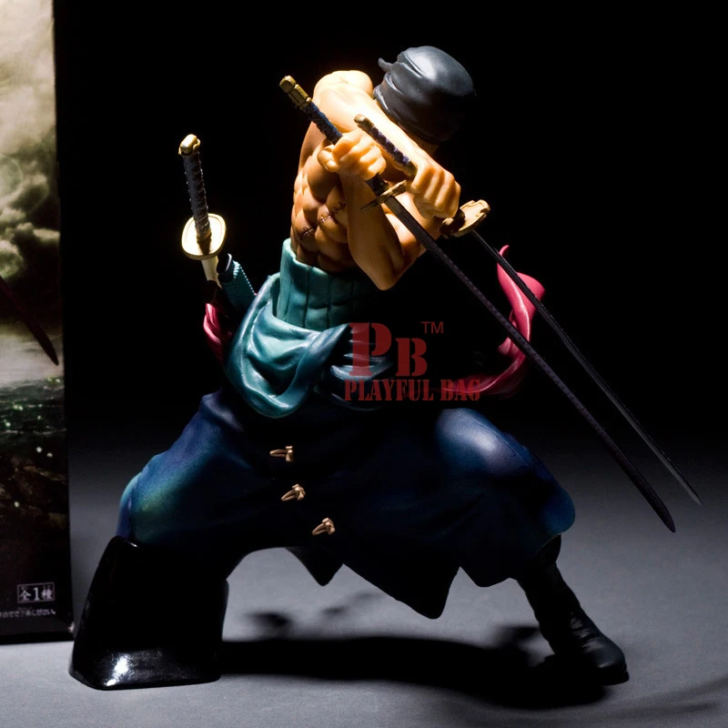 Аниме One Piece Roronoa Zoro фигурка японская ПВХ 16 см экшн Коллекционная модель кукла