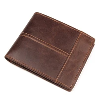 wallet for credit card cow leather men women id card holder rfid blocking mini magic wallet card coin purse driving licence