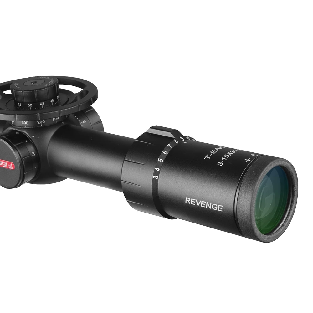T-Eagle MR 3-15X50 SFIR оптические прицелы Охота вверх Параллакс стеклянная гравированная