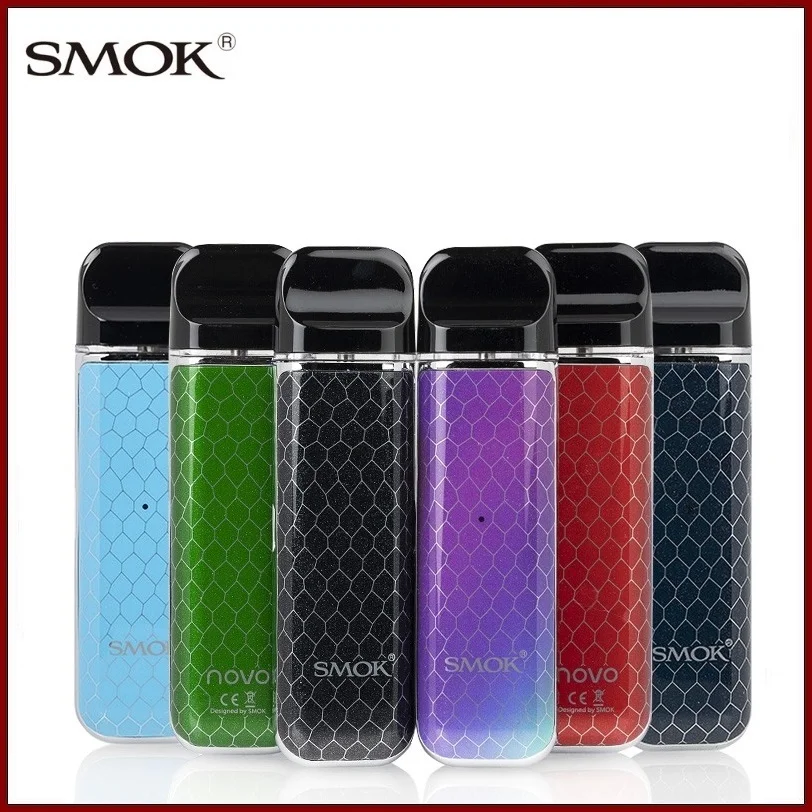 Оригинальный SMOK Novo Pod система электронная сигарета Vape комплект 450 мАч батарея 2 мл