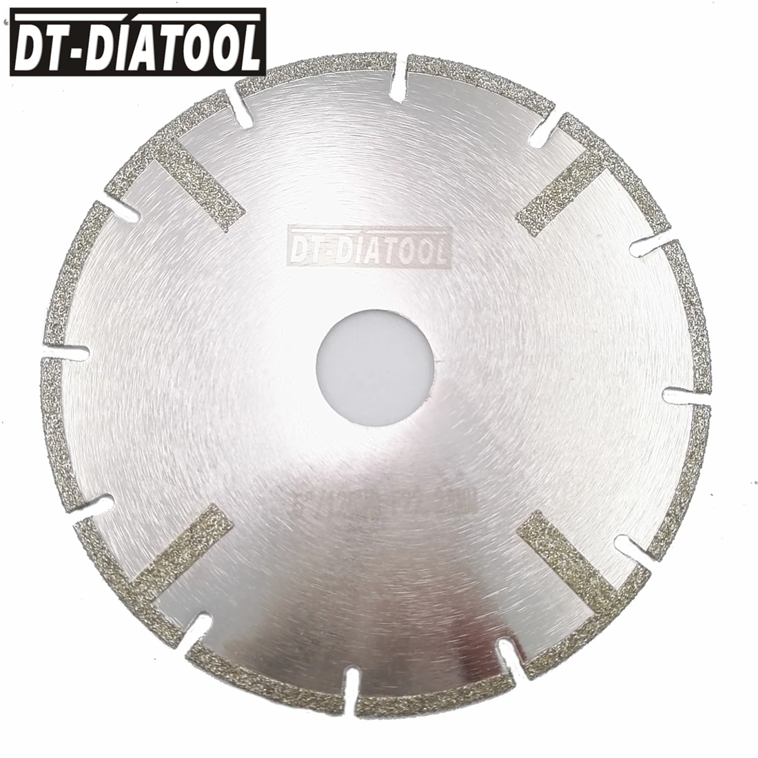 Гальваническое усиленное пильное полотно, DT-DIATOOL, 2 шт., 5 дюймов, алмазный отрезной диск, диаметр 22,23 мм, 125 мм, для камня, плитки, мрамора от AliExpress WW