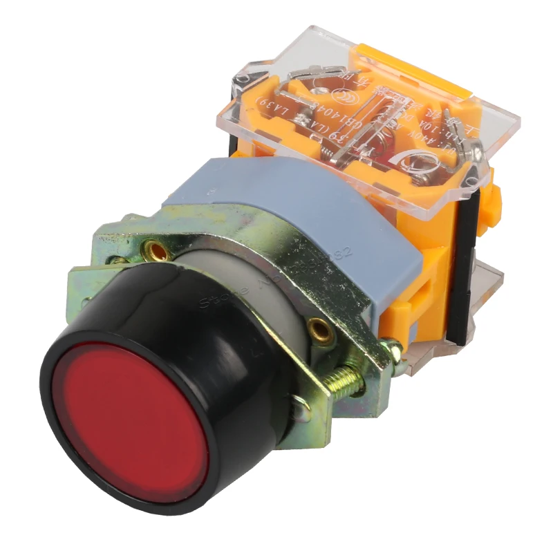 Устройство для мгновенного сброса 22 мм без блокировки с винтовой панелью 1NO1NC