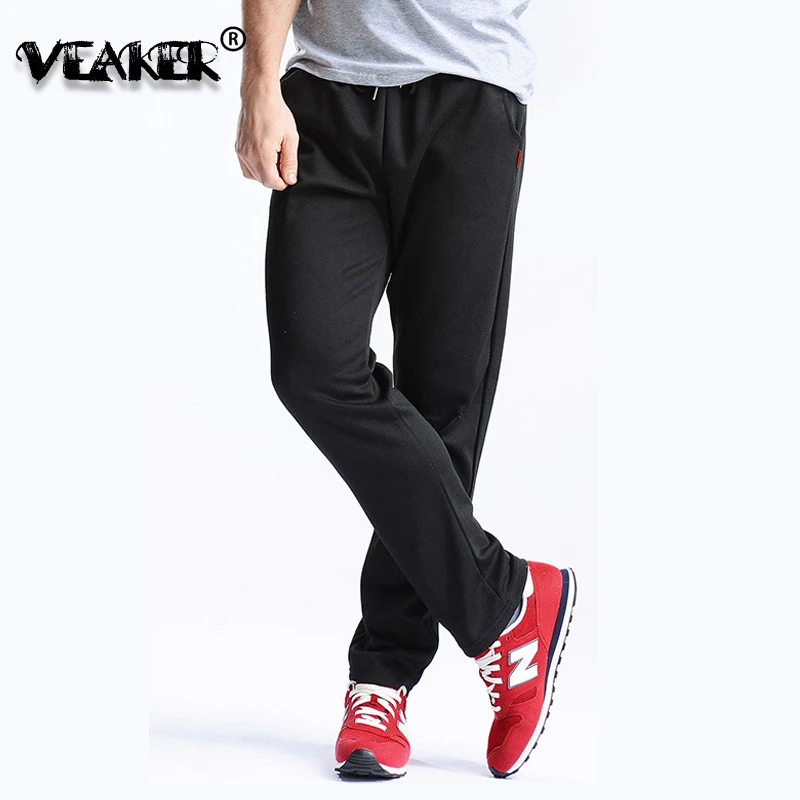 Мужские спортивные брюки повседневные свободные мужские прямые длинные для